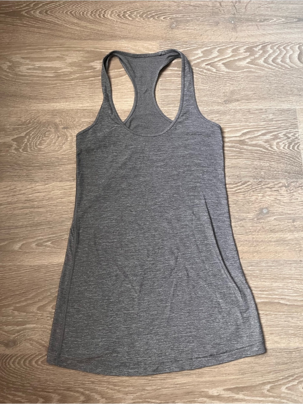 lululemon athletica Heathered Gray Racerback Tank